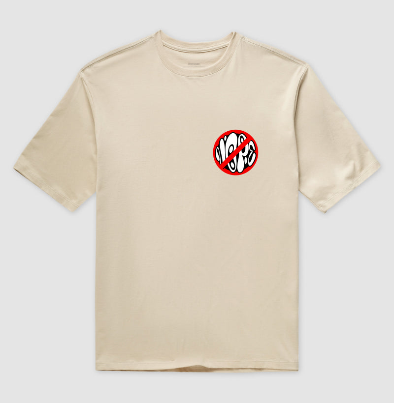 Camiseta Oversized Nope