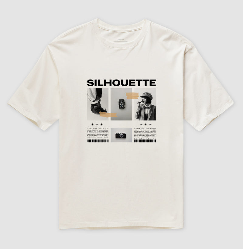 Camiseta Oversized Silhouette