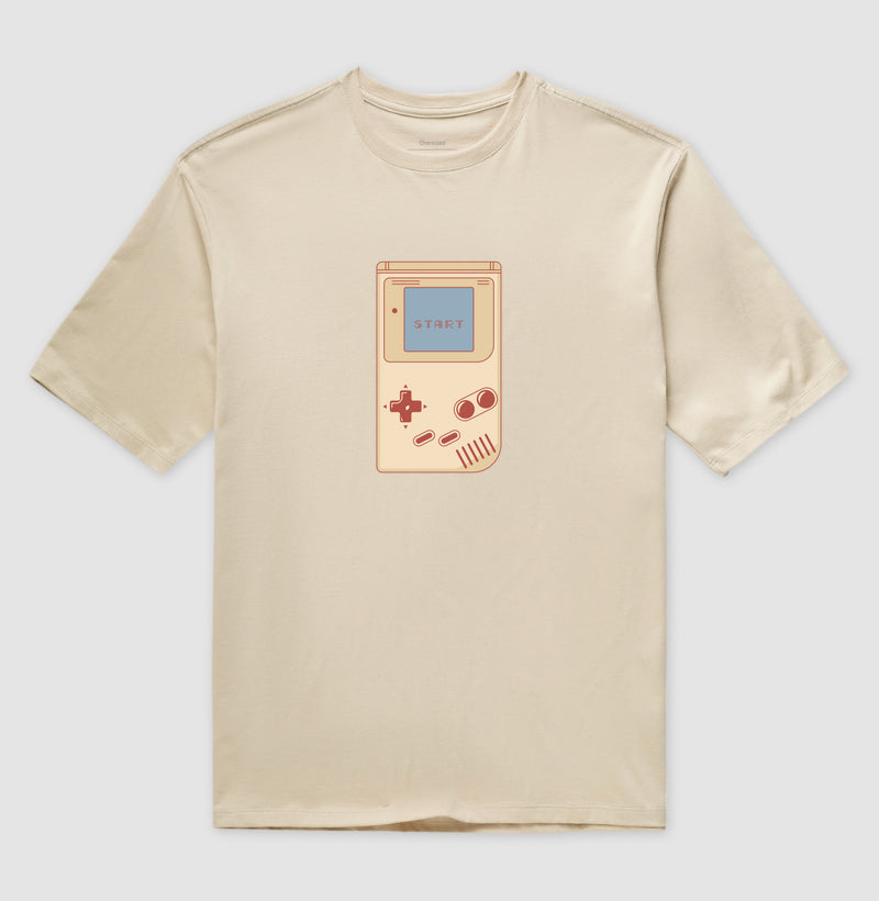 Camiseta Oversized Start Game Boy