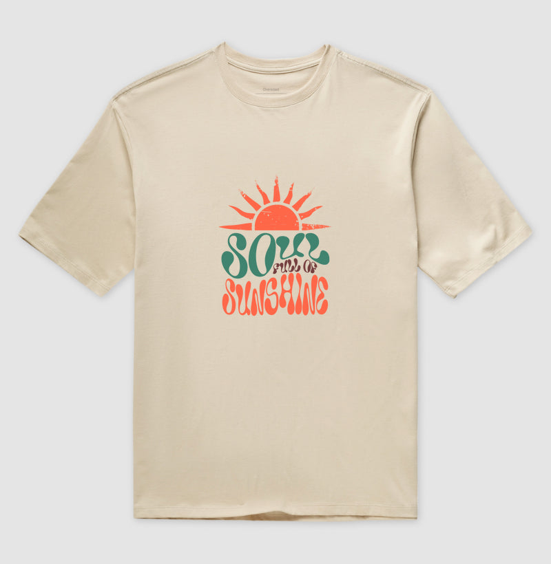 Camiseta Oversized Soul Full of Sunshine