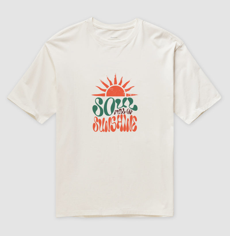Camiseta Oversized Soul Full of Sunshine