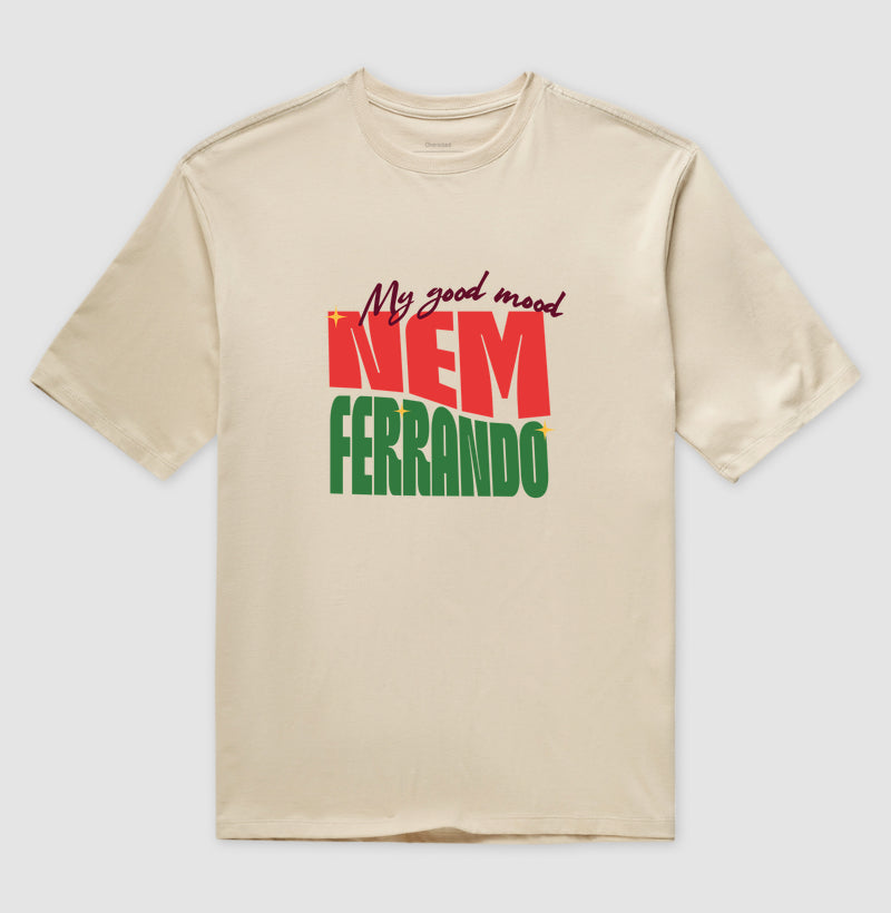 Camiseta Oversized Nem Ferrando