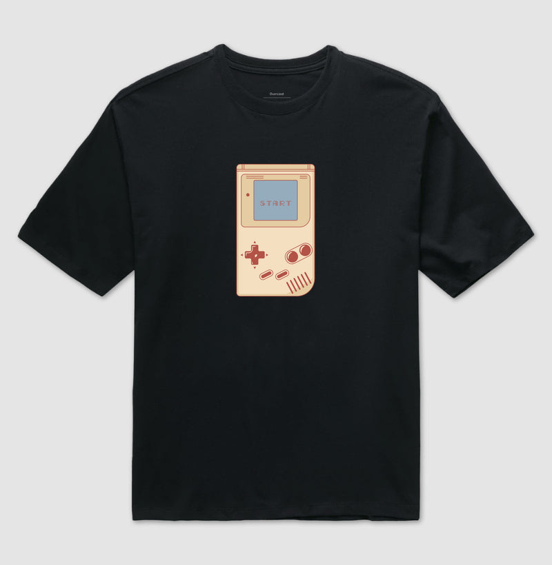 Camiseta Oversized Start Game Boy