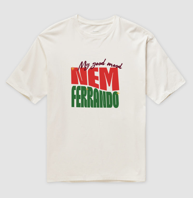 Camiseta Oversized Nem Ferrando