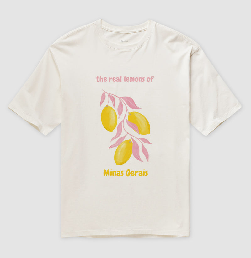 Camiseta Oversized The Real Lemons Of Minas Gerais