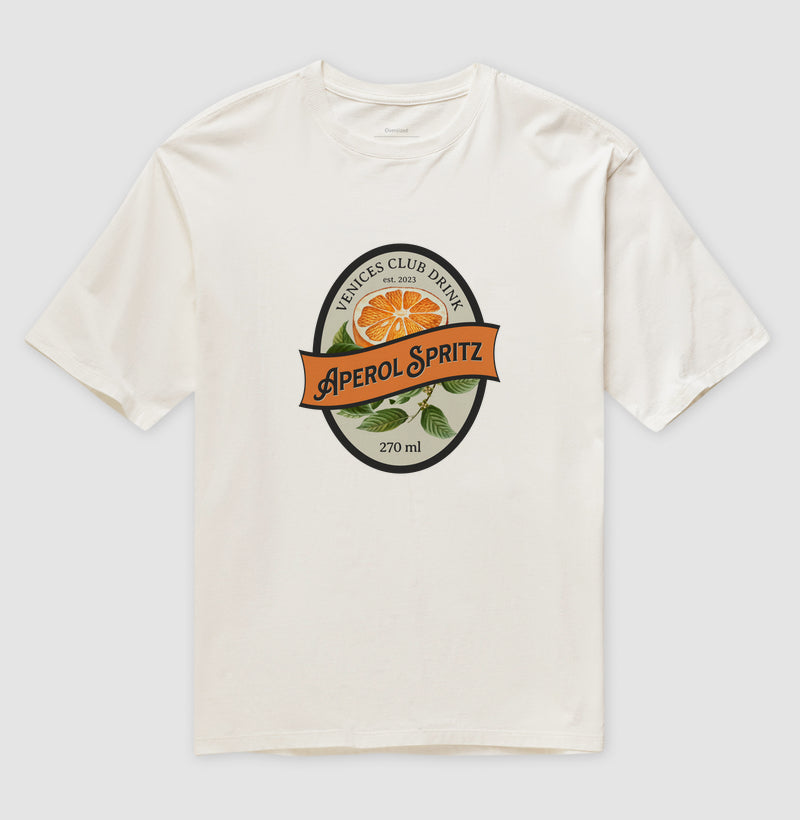 Camiseta Oversized Aperol Spritz