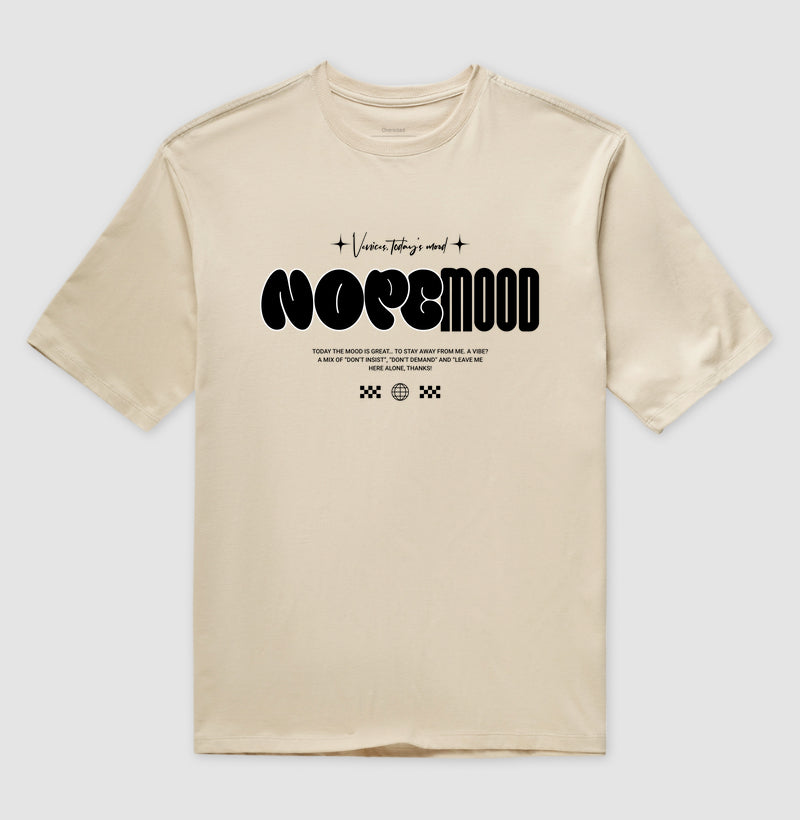 Camiseta Oversized Nope Mood