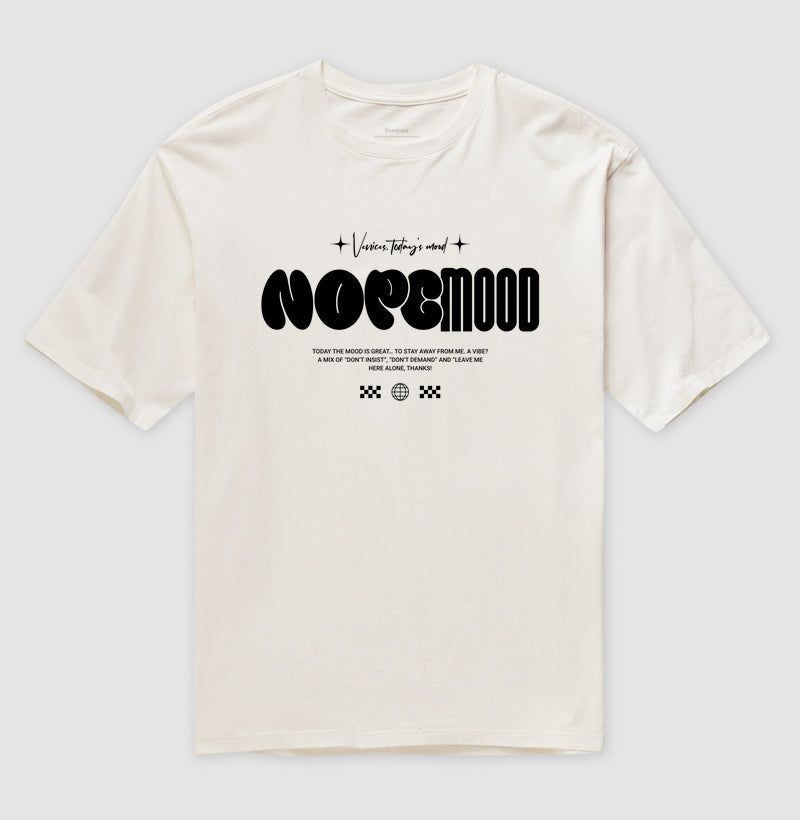 Camiseta Oversized Nope Mood